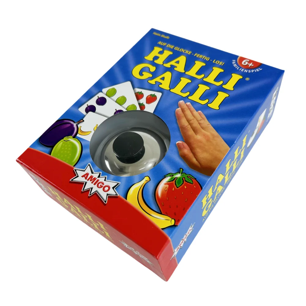 Tarjeta de juego de reunión familiar Halli Galli, juego de cartas divertido, cubierta de juegos de mesa de fiesta