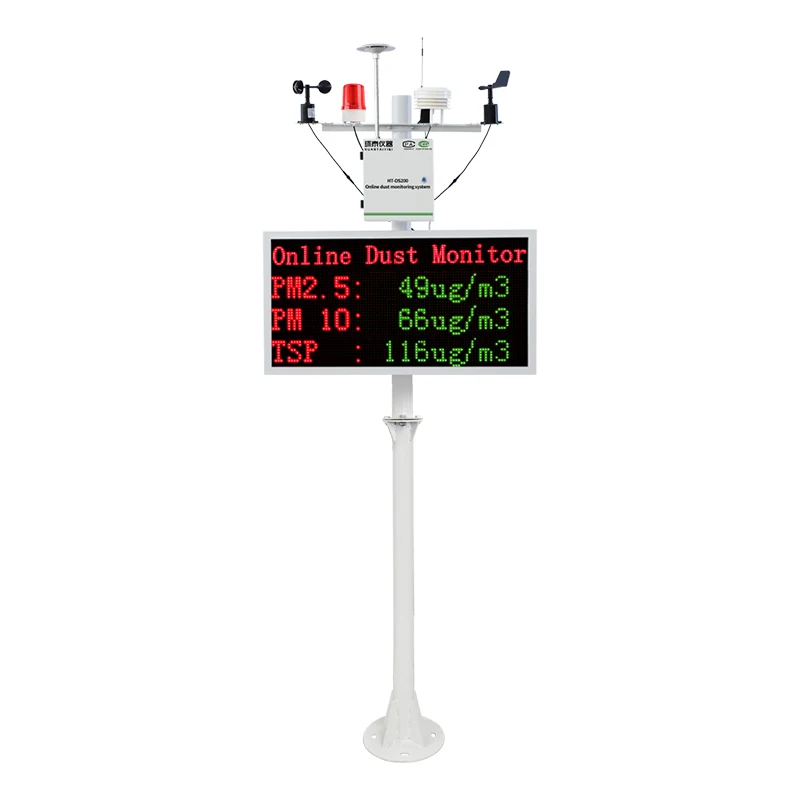 

HT-DS200 Dust Online Monitor System Environmental Monitoring for Construction Sites