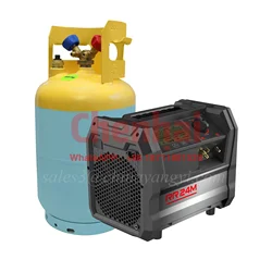 Lighter DC Brushless Digital Refrigerant Recovery Machine 1HP Gas Recycling Machine unit for A2L Refrigerants RR24M