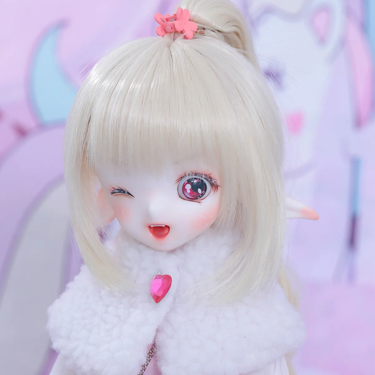 New blinking full set of BJD 4FenNi genuine SD  Optional clothes wigs shoes Second dimension dolls Spot high-grade resin