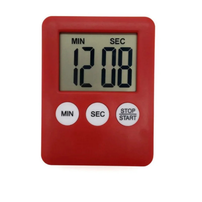 Cooking Timer LCD Digital Screen Clock Kitchen Countdown Timer Mechanical Digital Kitchen Timer Magnetic