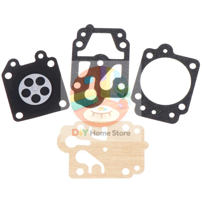 Carburetor Diaphragm Gasket Kit OEM Standard Heat Resistant for Chainsaw Trimmer Small Engine Maintenance Repair