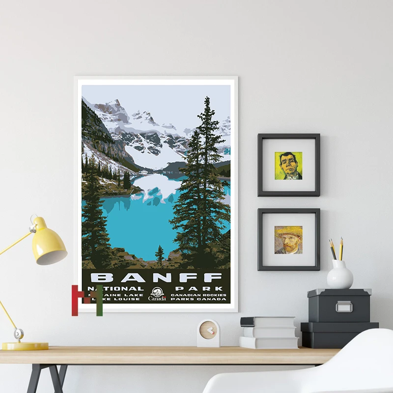 See Canada Natural Travel Poster Canvas Prints Canada Traveling Aesthetic Wall Decor National Park Vintage Prints for Wall Decor