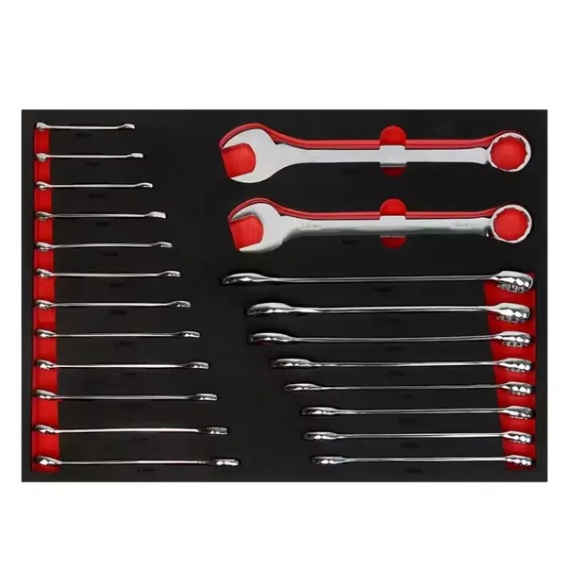 25pcs Multifunctional Bicycle Repair Tool Set Combination Spanner With EVA Tray