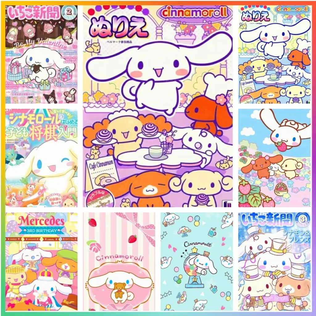 

Kawaii Cinnamoroll Cartoon Cute Painting Home Decor Room Wall Art Room Decor
