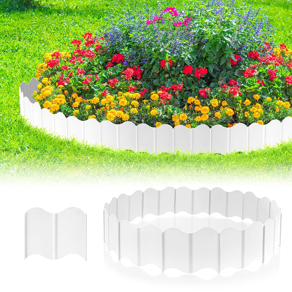 

Garden Fence Plastic Fence Outdoor Walkway Decorative Yard Free Splicing Garden Guardrail Fence Eenclosure