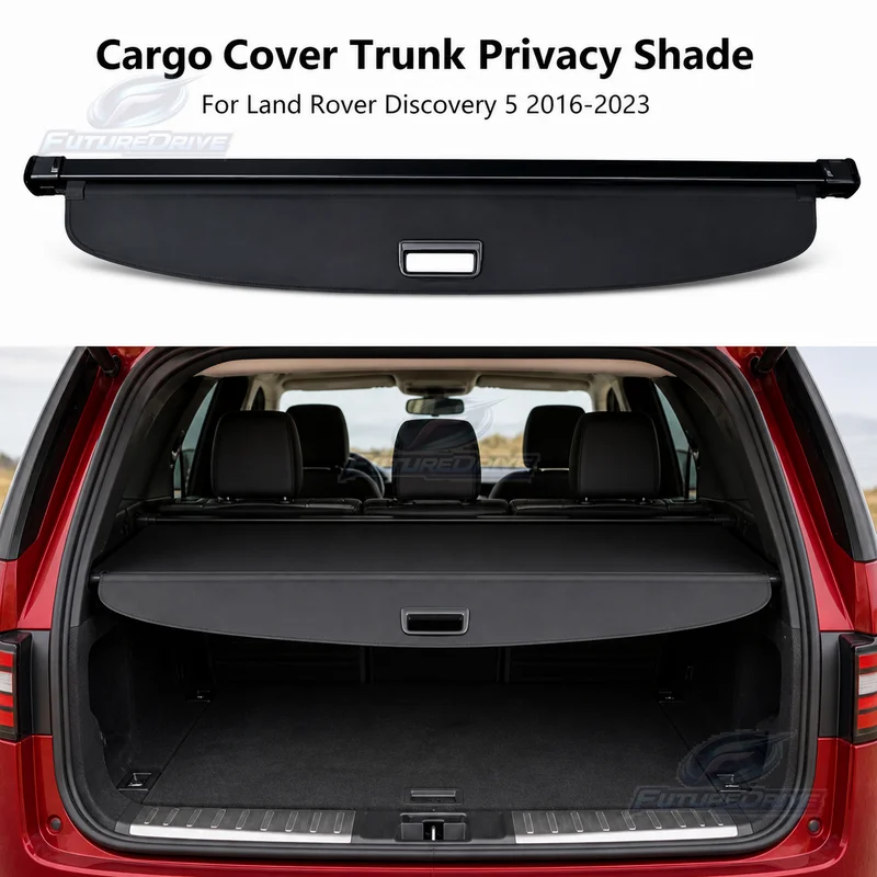 Cargo Cover Trunk Privacy Shade Rear Security Partition Anti-Theft Shield Organizer for Land Rover Discovery 5 2016-2023