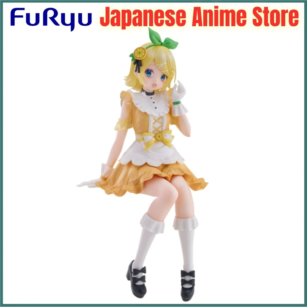 

Оригинальный Furyu Hatsune Miku аниме Kagamine Rin Piapro Noodle Stopper аниме фигурка фигурка модель Figuarts украшения игрушки