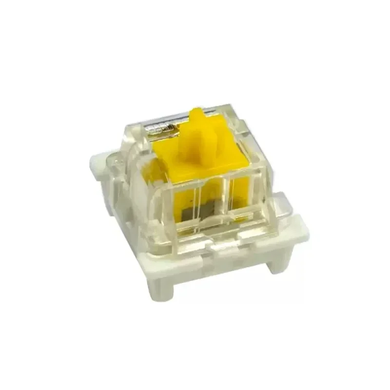 Przełączniki Outemu Silent Switch Szare Białe Żółte 3-Pinowe Liniowe Tactile Mechaniczne Wyciszone Przełączniki RGB Pasujące do Obudowy Hot Swap Fabrycznie Smarowane — zdjęcie produktu 5