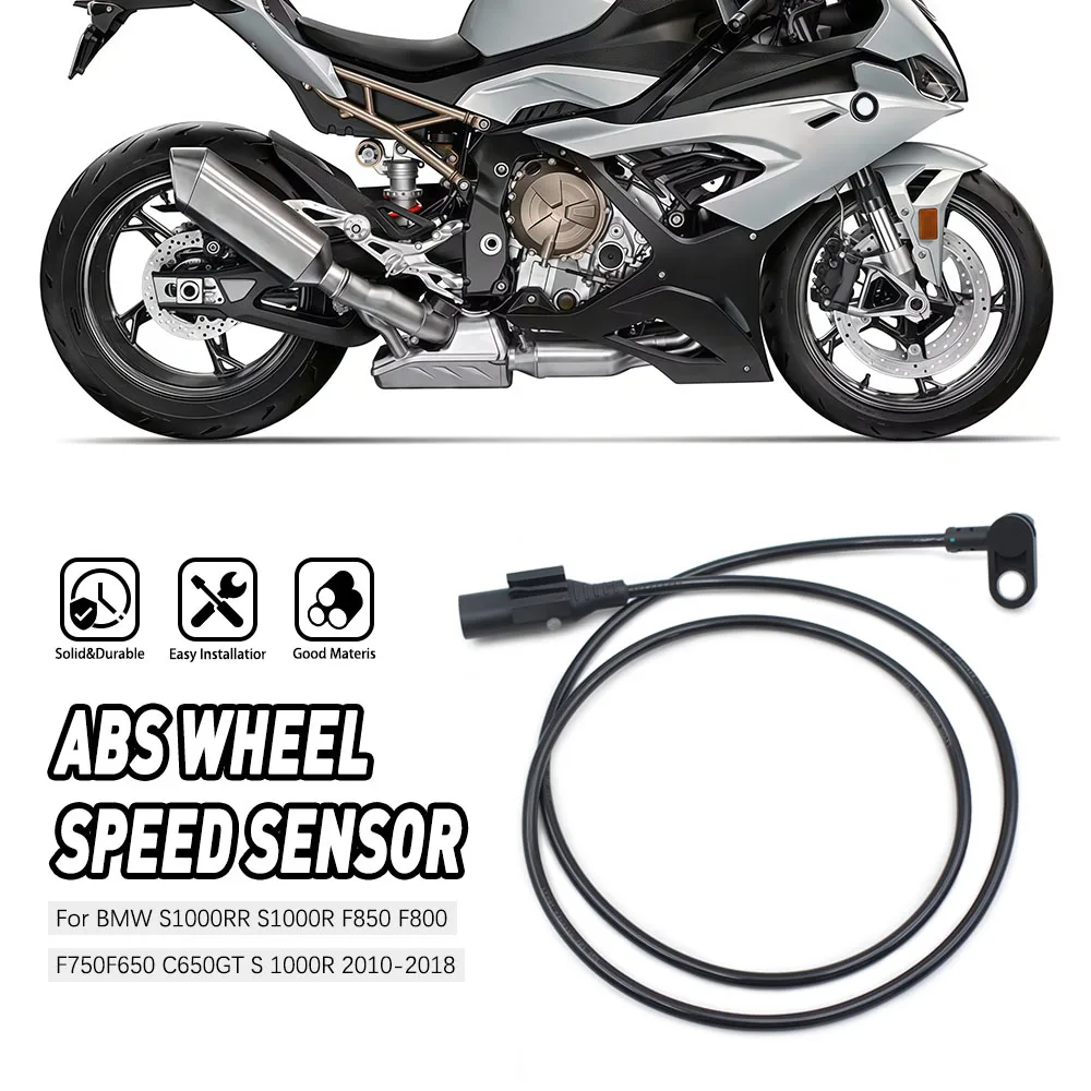 

Motorcycle Accessories Durable ABS Wheel Speed Sensor For BMW S1000RR S1000R F850 F800 F750 F650 C650GT S 1000R 2010-2018