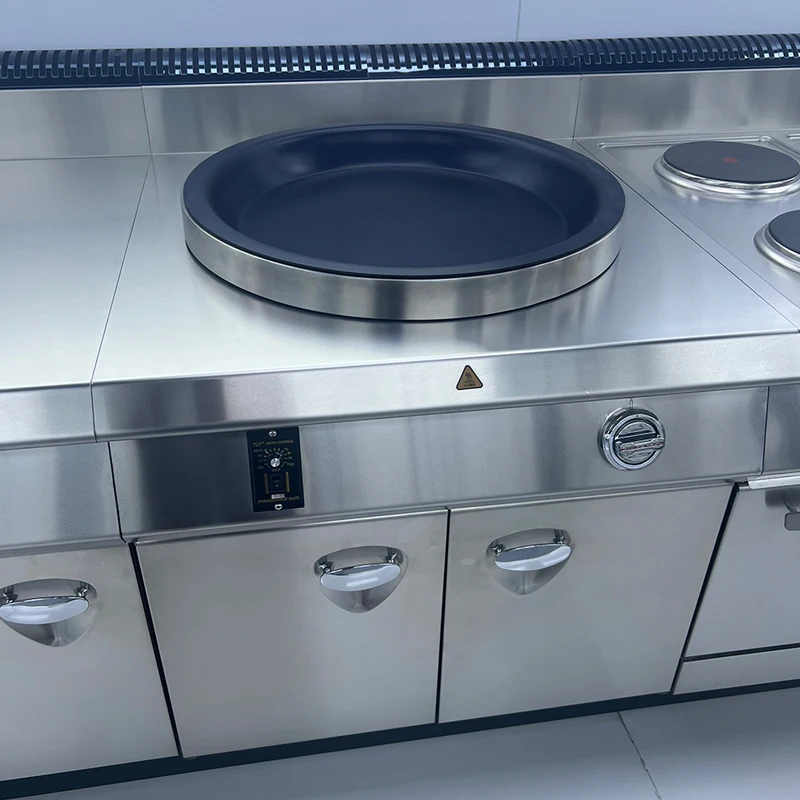 مقلاة الزلابية الكهربائية التجارية TLF KOCHEF مع تصميم وخزانة تخزين مفتوحة الرؤية - معدات طبخ المطاعم #3