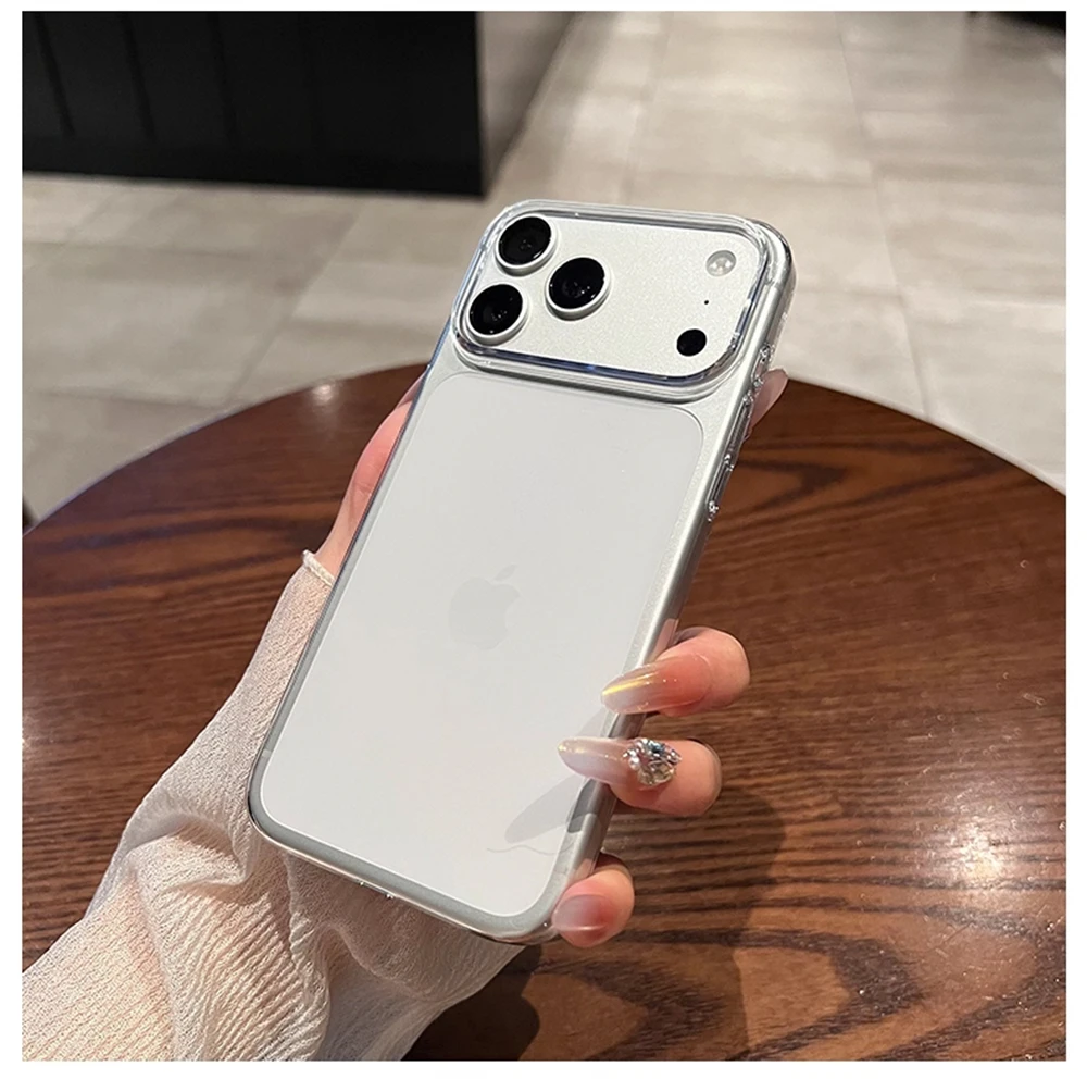 Ultradünne Transparente HD-Hartschalenhülle für iPhone 18 17 Pro Max Air 16 15 14 13 12 Plus Schlanke Einfache Klare Matte Frosted Hülle – Detail 13