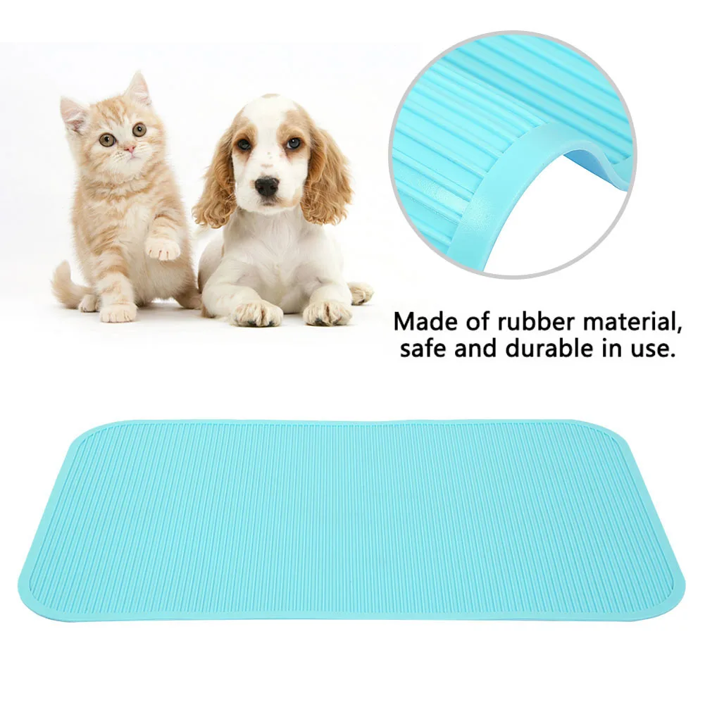 Non-Slip Rubber Pets Mat For Pet Grooming Bathing Training Table Cat Dog Supplies Outdoor Entrance Door Summer Mats