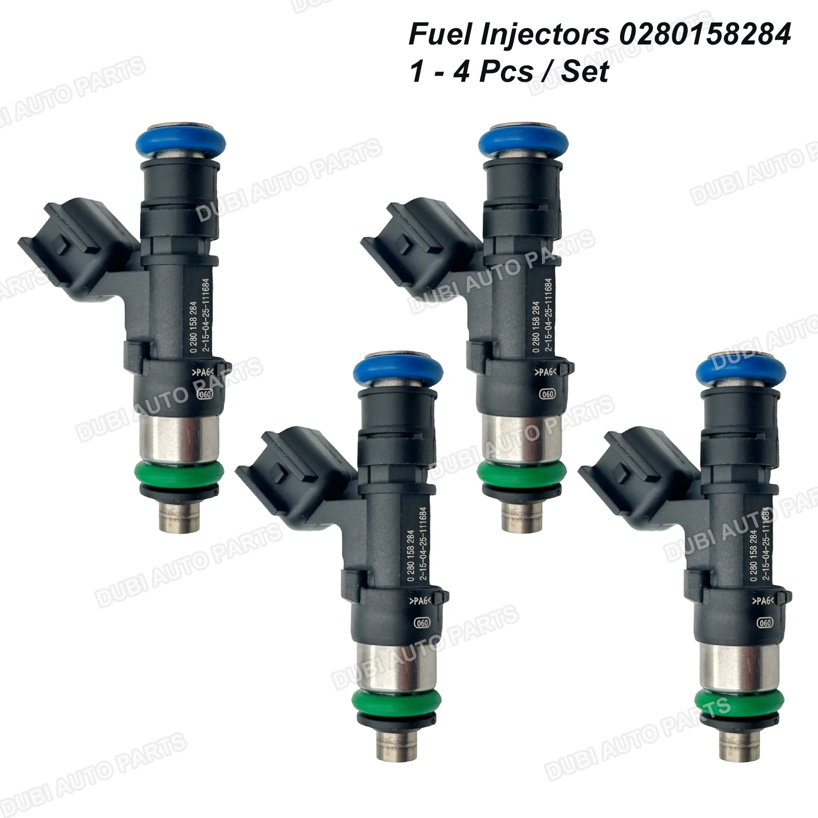 

1-4Pcs Fuel Injectors Valve AE8E9F593BA For FORD FIESTA VI (CB1, CCN) 1.6 Ti 2008- BE8Z9F593B 0280158284 Nozzle Accessories