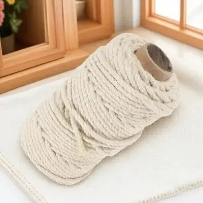 

1 Roll Wear-Resistant Sisal Rope for Cat Trees Natural Fiber Hemp Rope for Scratcher Replacement and Handmade Home Decor