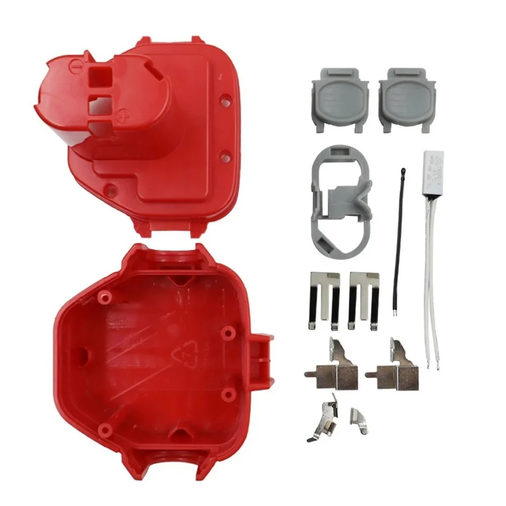 

Plastic Case For MAKITA 12V Electric Drill NI-CD NI-MH Battery 1220 PA12 1222 Red Tools Herramientas Ferramentas