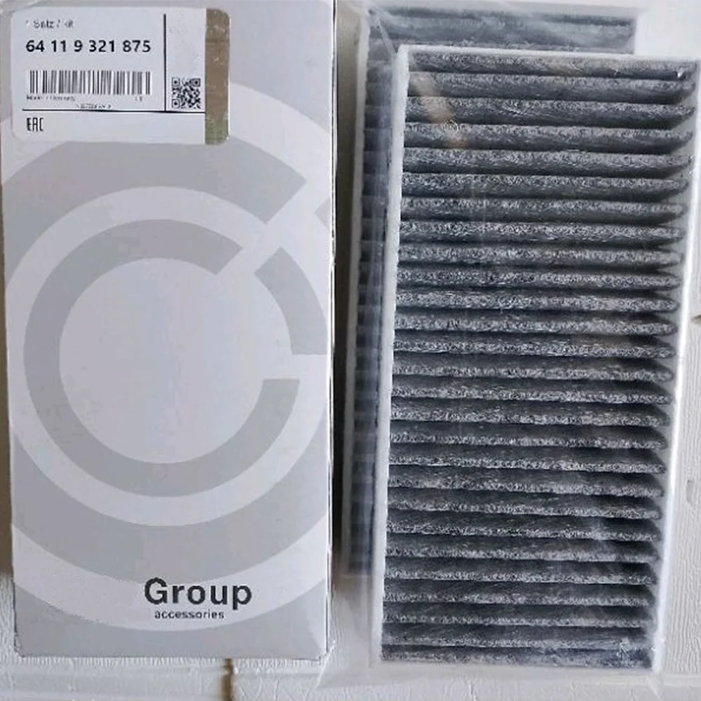 

5Pcs Cabin Air Filter 64119321875 64119321876 For 2016-2017 Mini Cooper/Cooper Clubman 2016-2022 BMW I3 i3s X1 X2 2018-2022