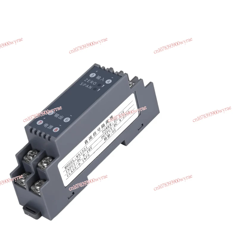 WS1521 DC voltage transmitter signal isolator 4-20mA current conversion module 0-10V 0-75mV