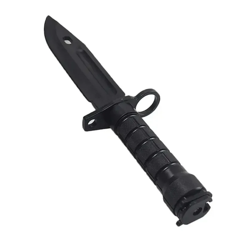Rubber Knife Training with Sheath, Fake Plastic, Flexible and Soft Fixed Blade Suitable for Props, Halloween Martial Arts