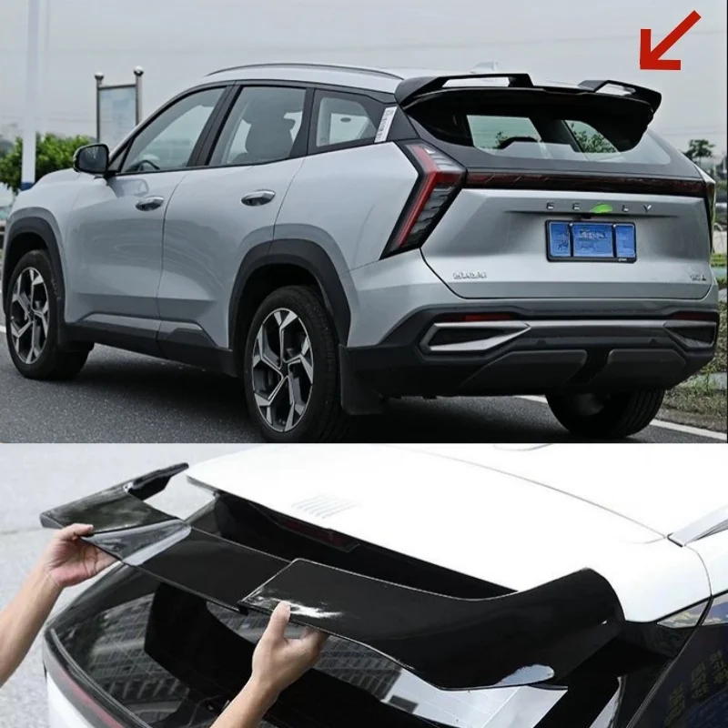 

Для Geely AtlasPro Starray Boyue L FX11 задняя крышка багажа, спойлер, верхние дефлекторы крыльев под давлением, крылья ABS Automot