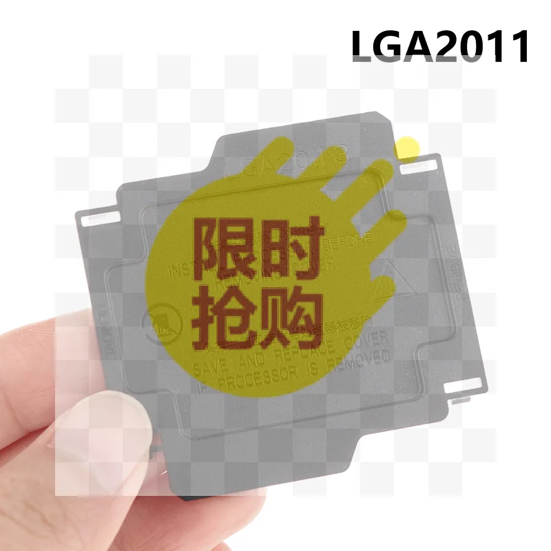 LGA 2011 Motherboard CPU Socket Protection Shell Black Cover Universal CPU Protection Pin Cover For LGA 2011-3 V3 2066 X99 X299