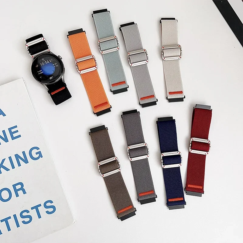 22 mm elastisches Nylonband für Xiaomi Watch 2 Pro S4 S3 S2 S1 Pro Active geflochtenes Uhrenarmband für Mi Watch Color Miwatch Color 2 – Detail 12