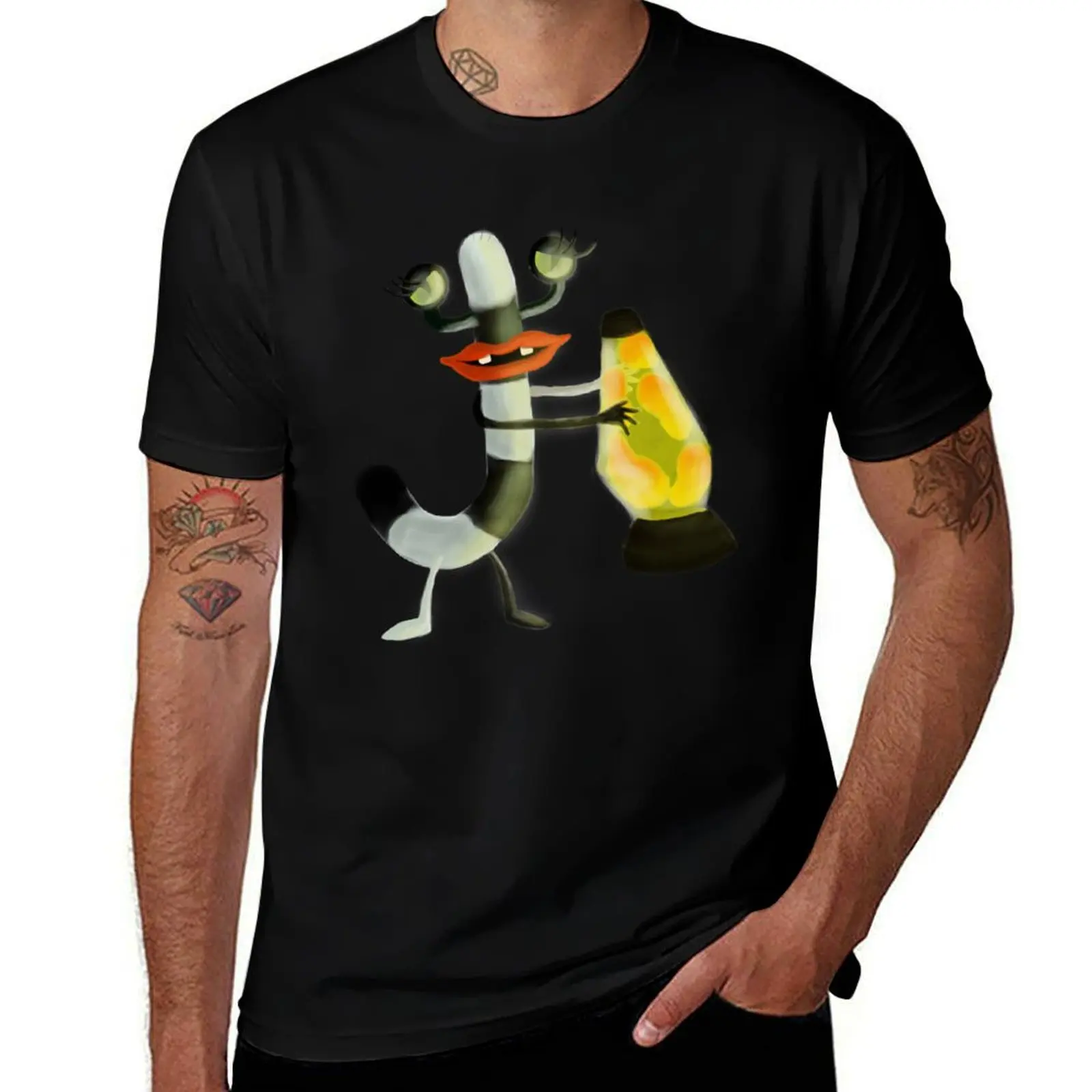 Aaah Real Monsters - Oblina - The Lamp Camiseta de talla grande básica de manga corta