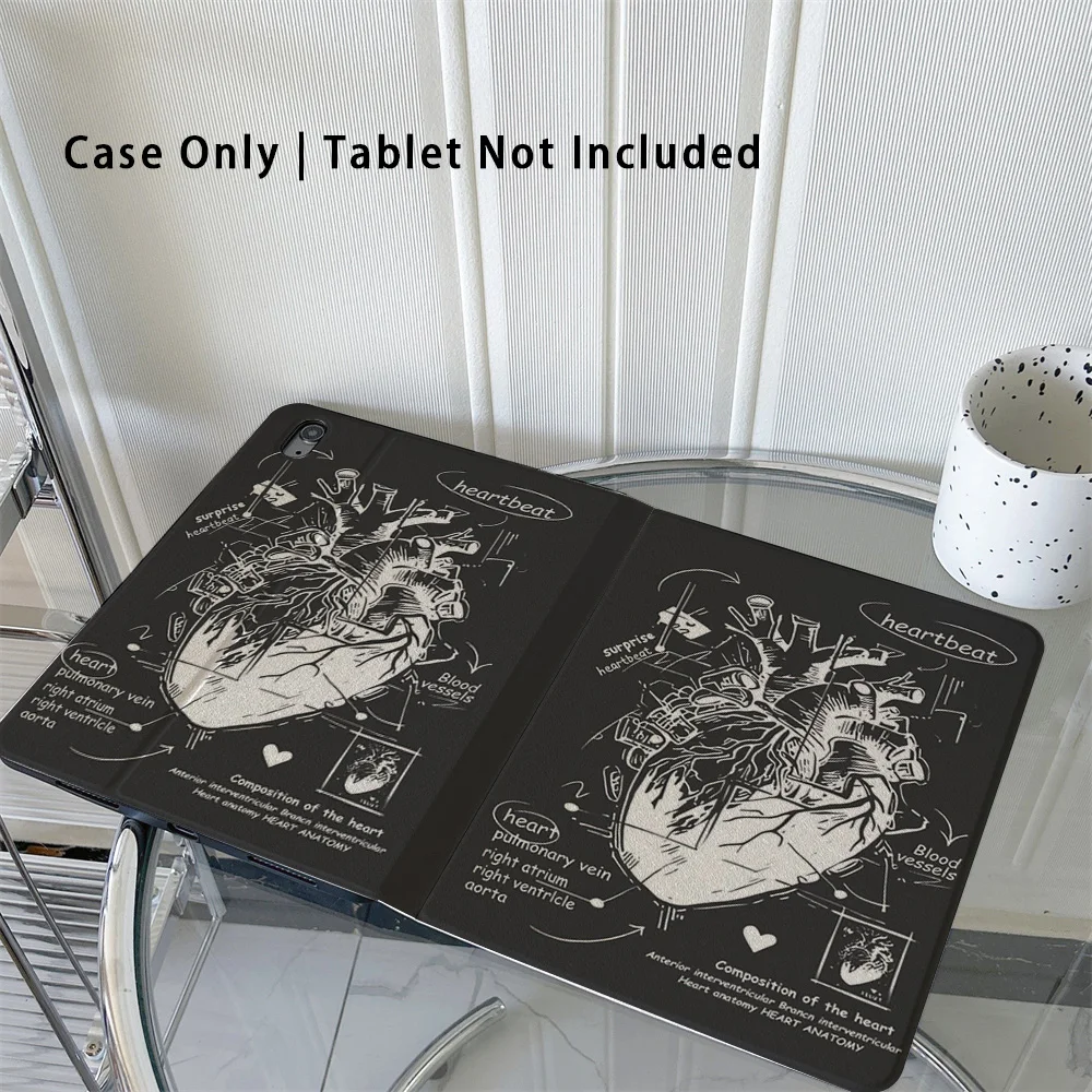 Capa inteligente compatível com iPad Air 6, Air 5,4, e compatível com iPad 10 (10,9 polegadas), 2024, air m3/a16 2025