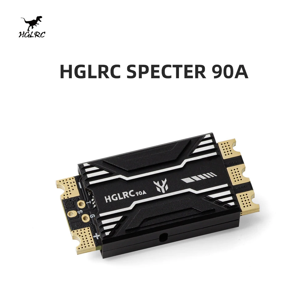 HGLRC SPECTRE 90A ESC único 32Bit 2-8S (4PCS)