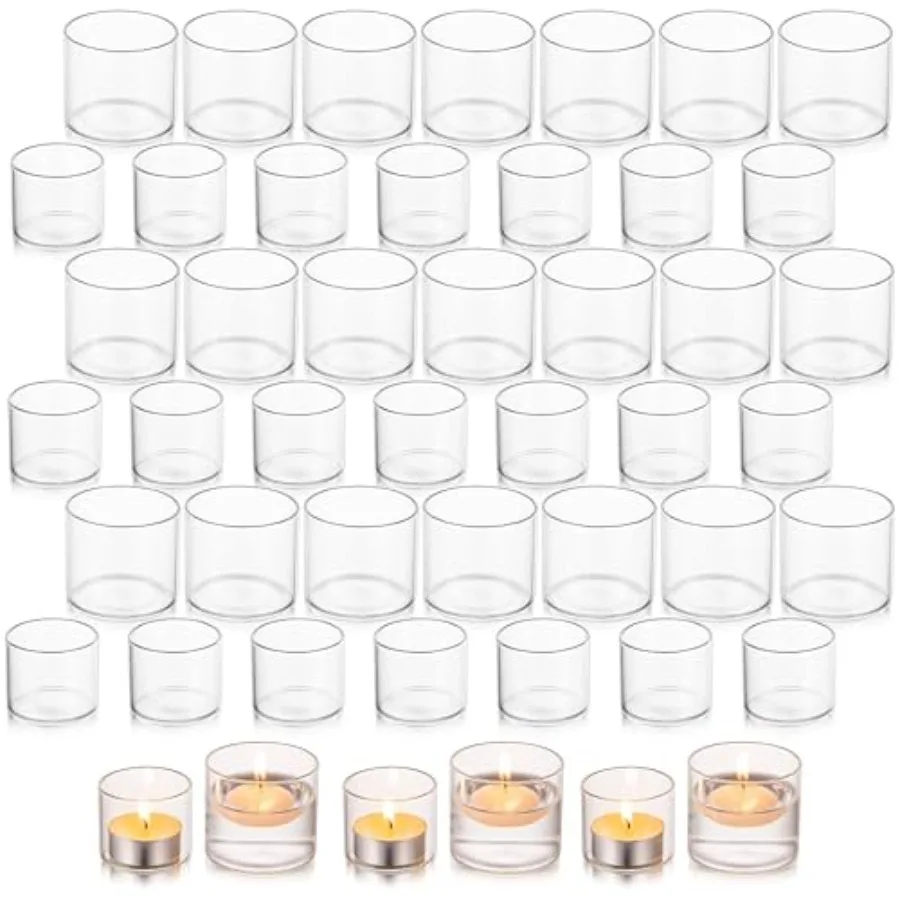 

Прозрачные подсвечники для вотивных свечей оптом - Набор маленьких подсвечников для плавающих свечей, свадебных композиций и украшения столов