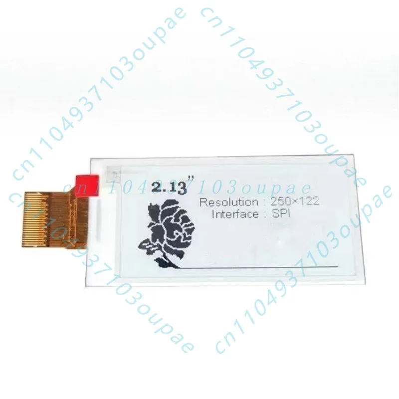 5Pcs 2.13 inch electronic paper, ink screen, price tag, work card, electronic word card, exhibition certificate, Eink low power