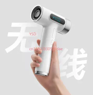USB-Rechargeable Cordless Hair Dryer 15600mAh - 100-Speed Stepless Wind, Hot/Cold Air