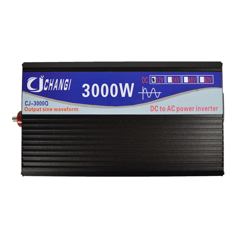 Pure Sine Wave Inverter DC 12V 24V 48V 60V 72V to AC 110V 220V 2000W 3000W 4000W Power Solar Car Inverters Doule Digital Display