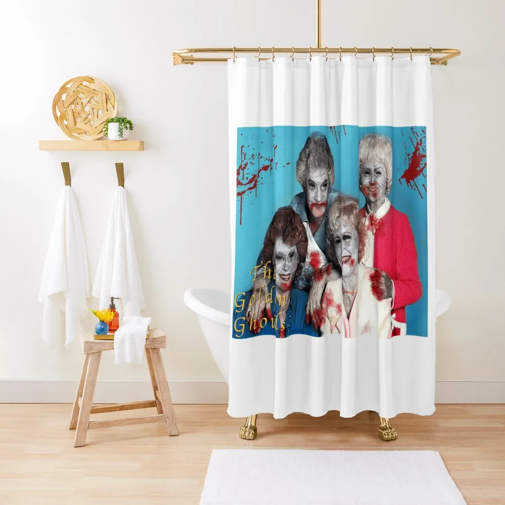 

The Golden Ghouls Shower Curtain Cover Shower Set Shower Set For Bathroom For Bathroom Curtain