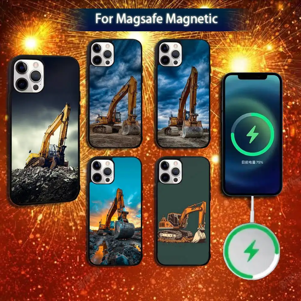 

Classic C-Caterpillares Truck Phone Case For iPhone 16e,16,15,14,13,12,11,Plus,Pro,Max,Mini Magsafe Magnetic Wireless Charging