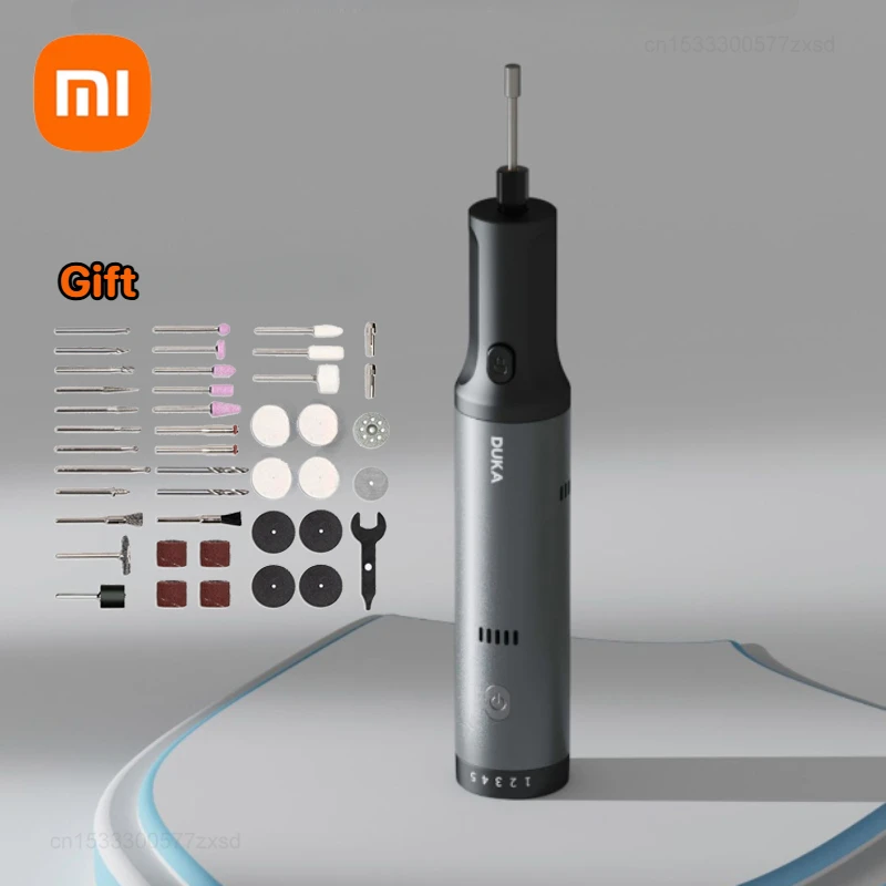 Xiaomi Duka ATuMan EP2 Lithium Electric Grinder Mini Angle Grinder Polishing Cutting Electric Grinder Portable Carving Pen Tool