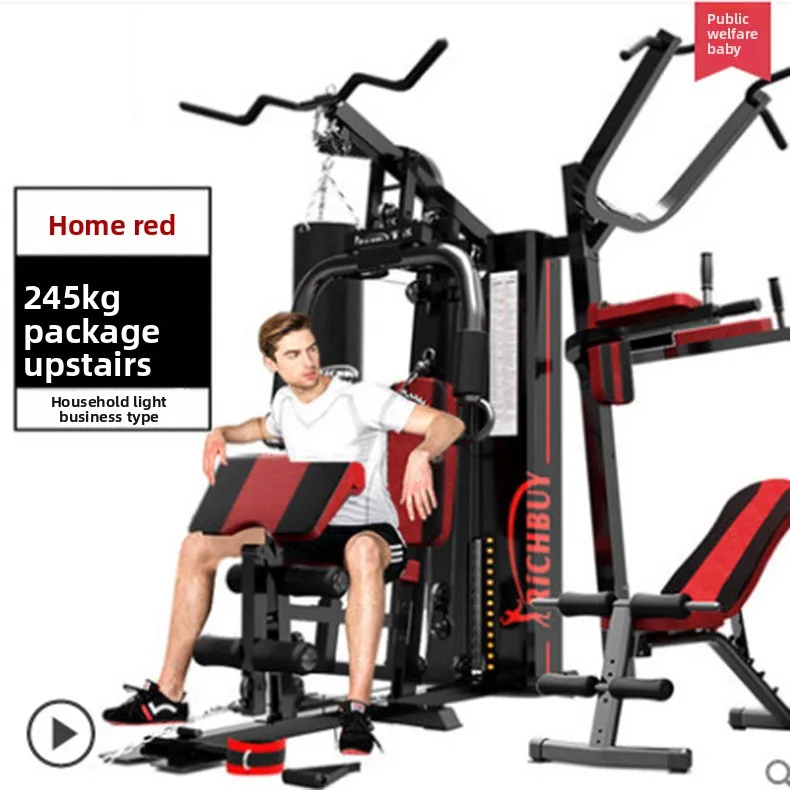 Body-drawing Parallel Bars Chest Clipping Trainer Multi-functional Large Combination Fitness Equipment Station