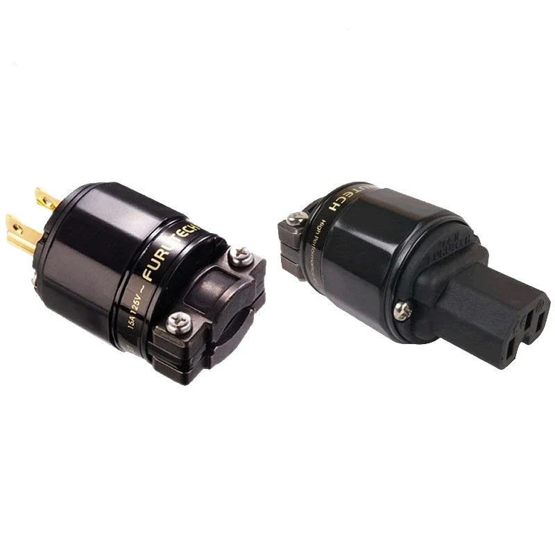 HiFi-Audio-Adapter, US-Stecker, Furutech FI-11 (G), rotes Kupfer, 15 A, C13 IEC-Anschluss für DIY-Wechselstromkabel