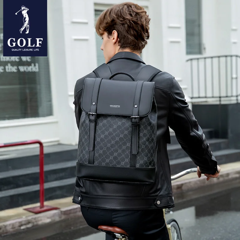 GOLF Backpack Men\'s Large Capacity Business Computer Backpack Travel Bag Fashion Academy Style Leisure College Student backpack