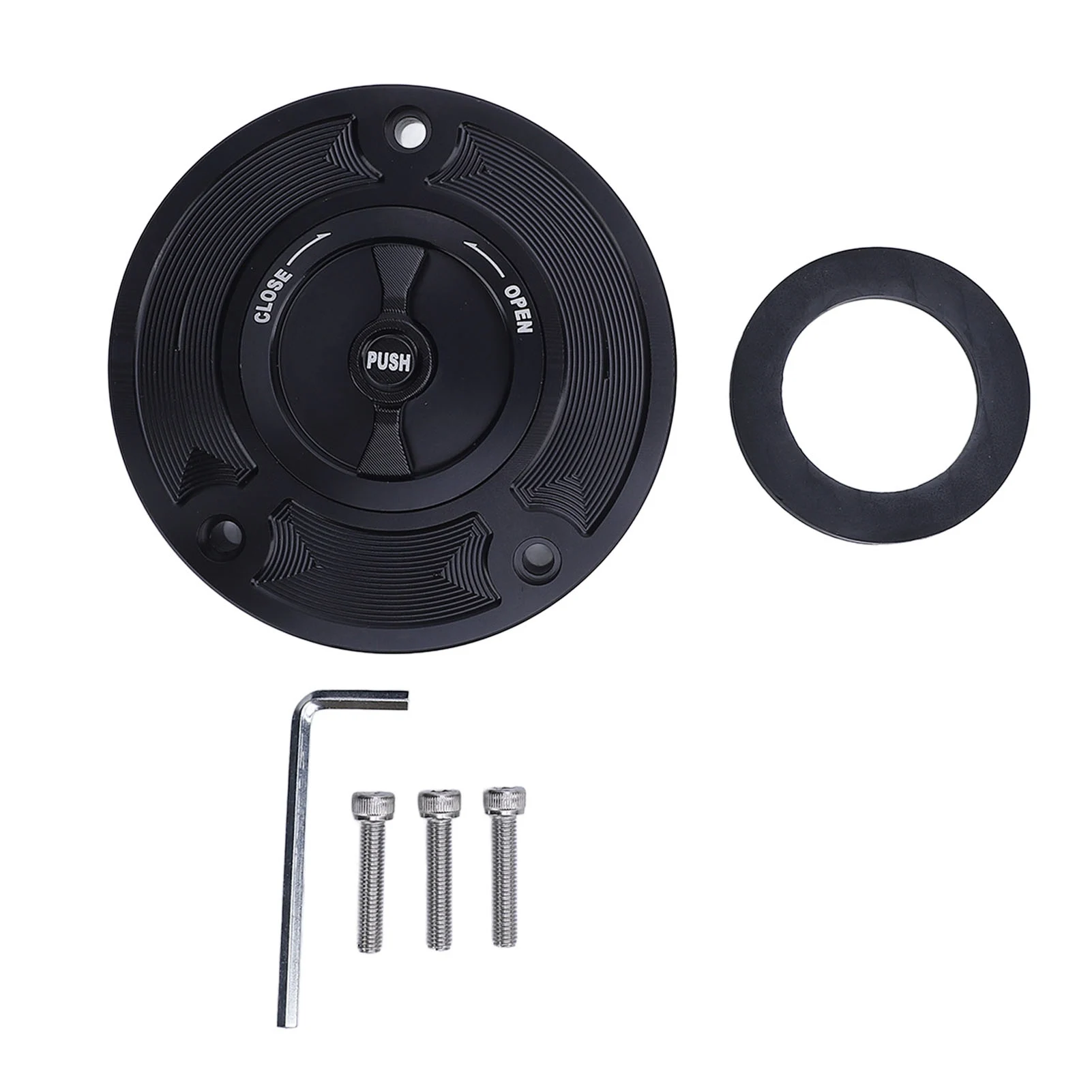 

Aluminum Alloy Motorcycle Fuel Gas Cap - Leakproof & Easy to Operate, High Strength Replacement for Suzuki SV650/SV650S/SV1000/S