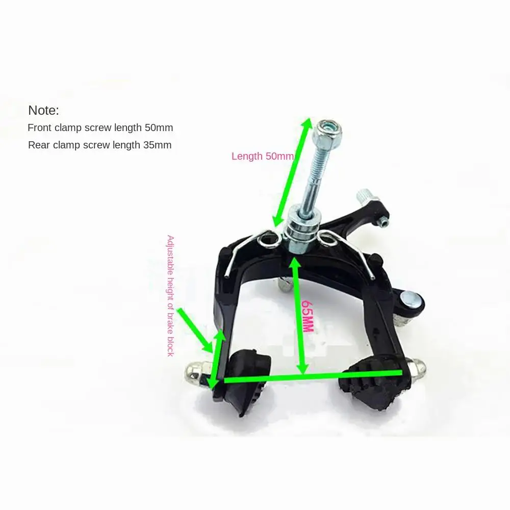 Cycling Accessories Aluminum Alloy Adjustable Space 47-61MM V-shape Front Rear Bicycle Disc Brake Side Rim Calipers