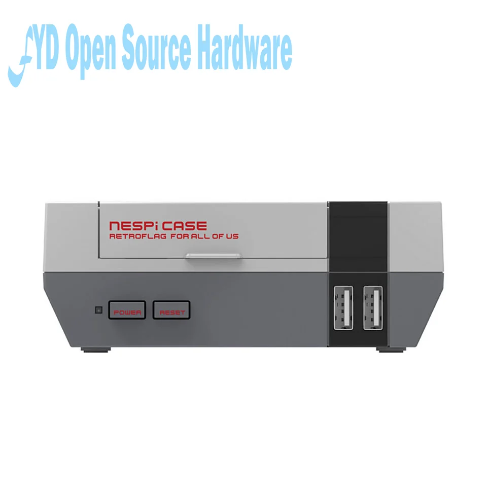 Imagem -04 - Mini Nes Nespi Case com Ventilador Case Retrolag Projetado para Raspberry pi b +