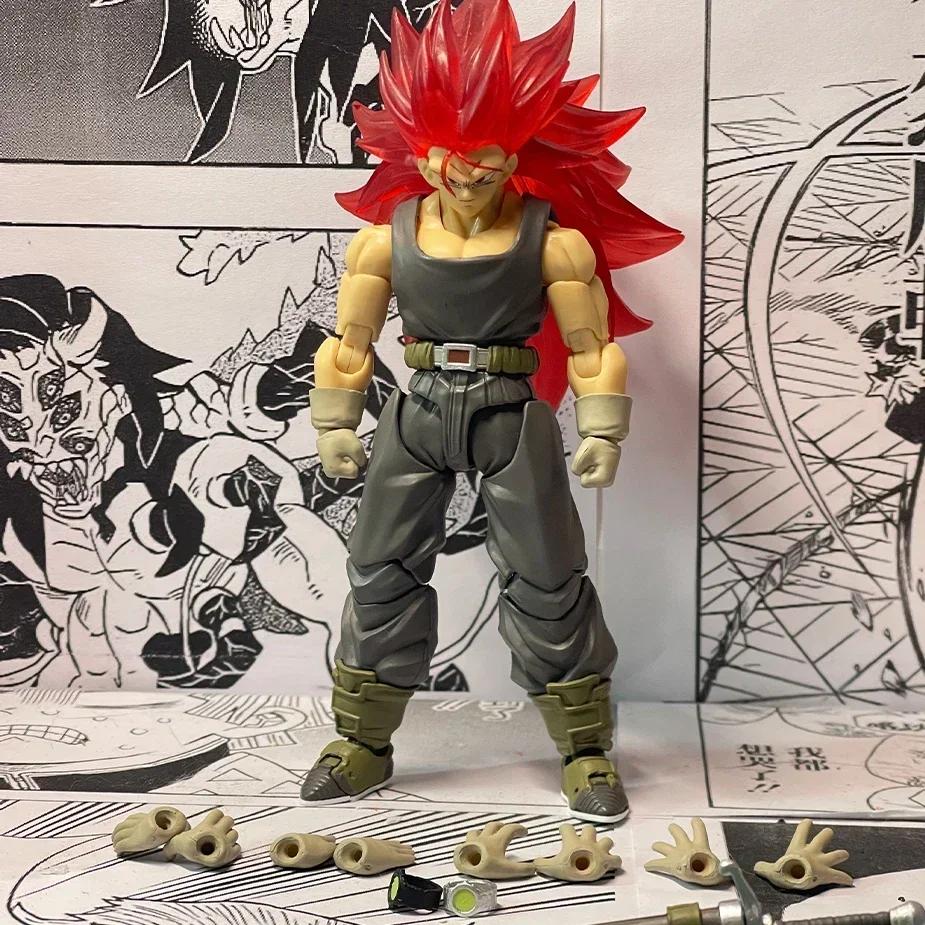 [Pré-venda] NOVO SSS Studio Dragon Ball Trunks Ssj3 S.H.F Figuarts SHF Dragon Son Super Saiyan 3 Anime Action Figure Toy Modelo Toy