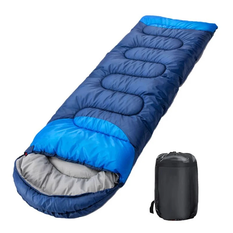 Light Weight Warm Sleeping Bag For Adult Splicing Double Sleep Bag Waterproof Outdoor Camping Sleeping Bag Washing Machine Safe