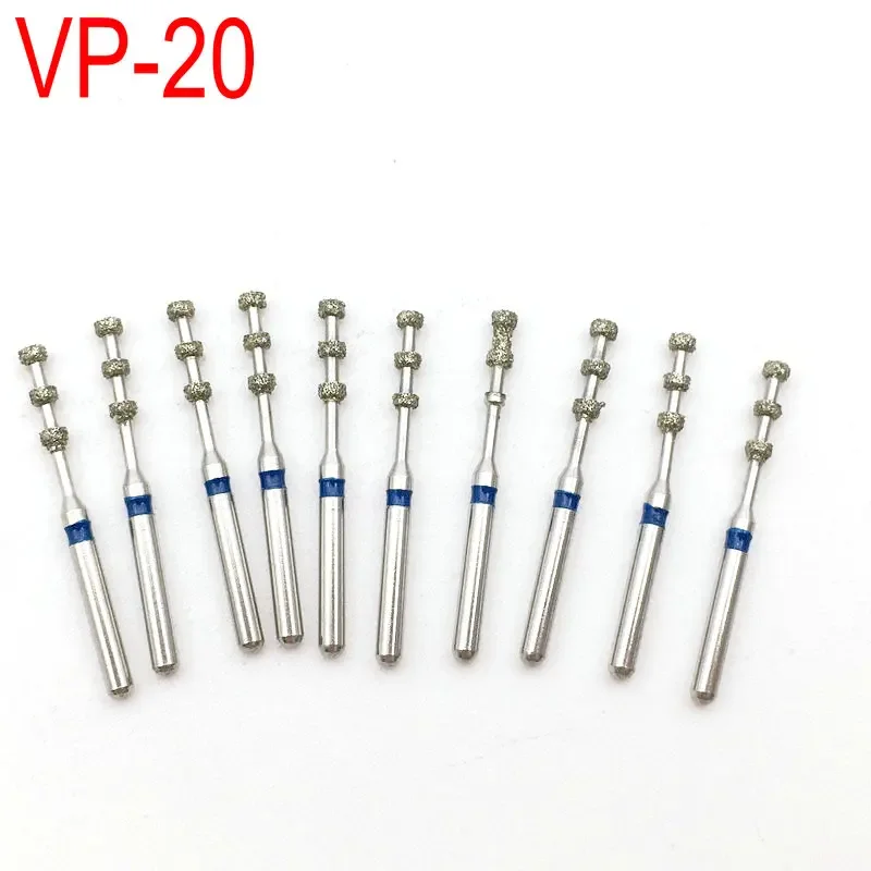 100pcs/10 Boxes Dental Diamond Burs FG 1.6mm for High Speed Handpiece Dentist Tool Diamond Burs 7 Types Optional