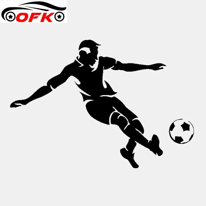 

Наклейка на автомобиль, футбольный мяч, спортивный декор, ПВХ, черный/серебристый, 14,6 см * 10,3 см