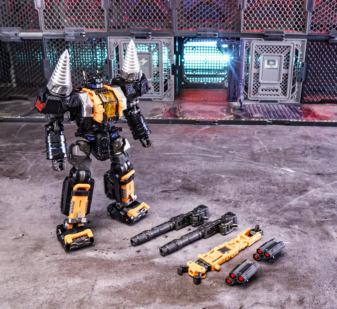 ZT-03 Black Drill Truck Deformable K0 DK-47 Model Collection Figure