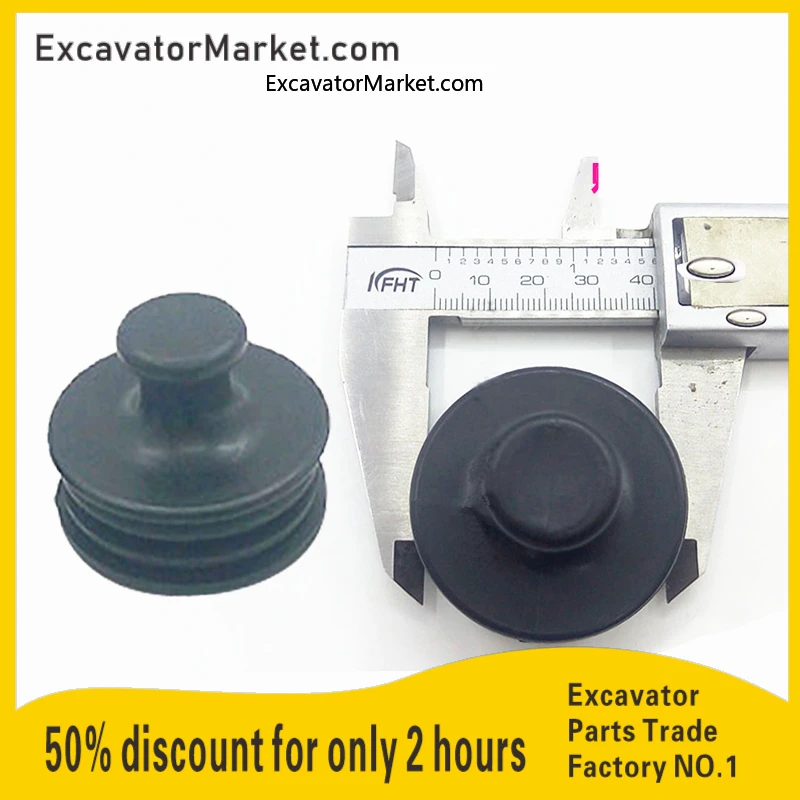 

For Hitachi Zx Sany Sy Xcmg Komatsu Pc Excavator Lower Glass Lift Round Plug Excavator Accessories Excavator Accessories