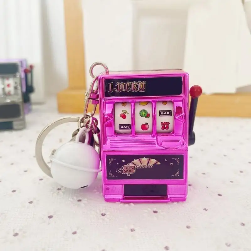 D7YD – Mini porte-clés en forme Machine à sous fruits, jouet pour enfant, à pour enfants