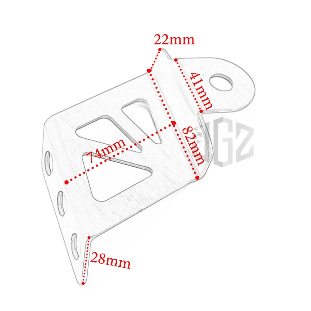 For HONDA CT125 Motorcycle CNC Aluminum Brake Chain Tooth Disc Protector Rear Wheel Chain Plate Protective Cover Accessories